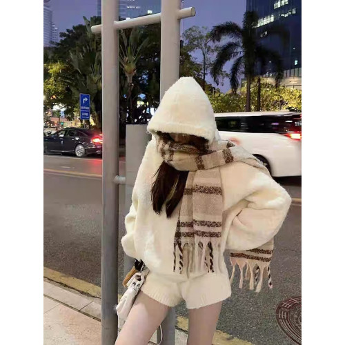 初秋季穿搭毛衣針織連衣裙子女秋冬2025新款高級感小個子香風套裝 初秋季穿搭毛衣針織連衣裙子女秋冬2025新款高級感小個子香風套裝