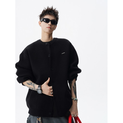 潮牌圓領開衫毛衣男冬季美式重磅保暖針織衫復古寬松休閒情侶外套 潮牌圓領開衫毛衣男冬季美式重磅保暖針織衫復古寬松休閒情侶外套