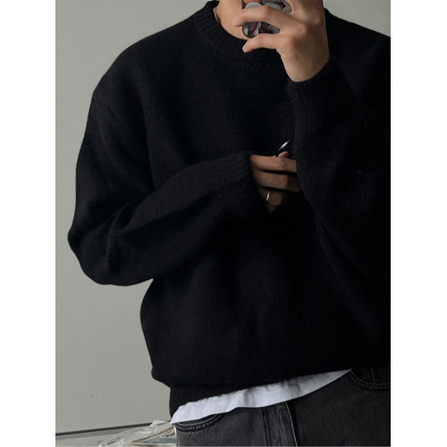 SSUMENAM「韓系 極簡 慵懶」秋冬季毛衣男保暖休閒百搭針織衫外套 SSUMENAM「韓系 極簡 慵懶」秋冬季毛衣男保暖休閒百搭針織衫外套