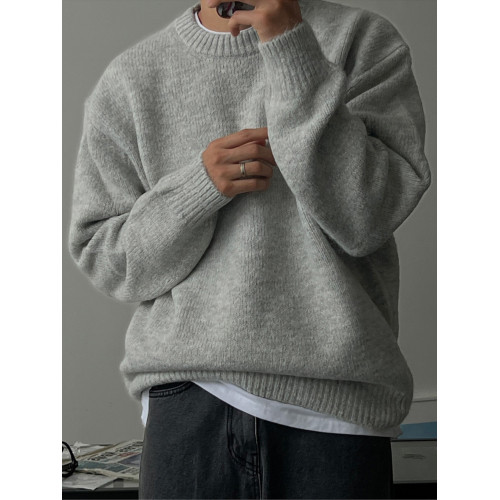 SSUMENAM「韓系 極簡 慵懶」秋冬季毛衣男保暖休閒百搭針織衫外套 SSUMENAM「韓系 極簡 慵懶」秋冬季毛衣男保暖休閒百搭針織衫外套