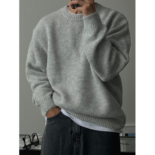 SSUMENAM「韓系 極簡 慵懶」秋冬季毛衣男保暖休閒百搭針織衫外套 SSUMENAM「韓系 極簡 慵懶」秋冬季毛衣男保暖休閒百搭針織衫外套