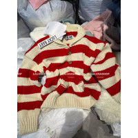 十三行2025秋冬新款韓版寬松百搭翻領復古條紋針織開衫女毛衣外套