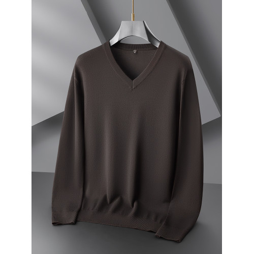 純色V領針織衫男秋冬季大碼毛衣胖子加肥加大打底衫寬松休閒內搭 純色V領針織衫男秋冬季大碼毛衣胖子加肥加大打底衫寬松休閒內搭