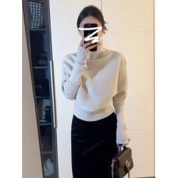 超好看厚實打底高領毛衣女款慵懶高級感針織衫上衣春秋季2025新款