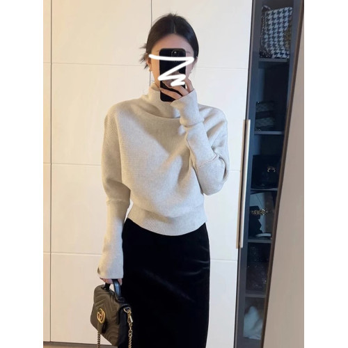 超好看厚實打底高領毛衣女款慵懶高級感針織衫上衣春秋季2025新款 超好看厚實打底高領毛衣女款慵懶高級感針織衫上衣春秋季2025新款