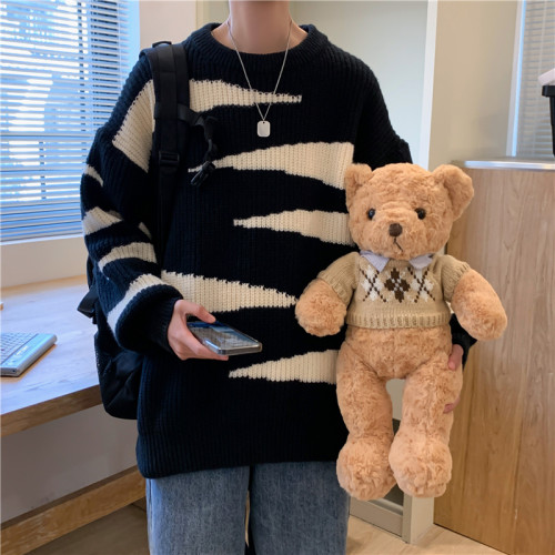 冬季毛衣男美式高街慵懶打底衫內搭寬松加厚保暖潮牌ins針織上衣 冬季毛衣男美式高街慵懶打底衫內搭寬松加厚保暖潮牌ins針織上衣