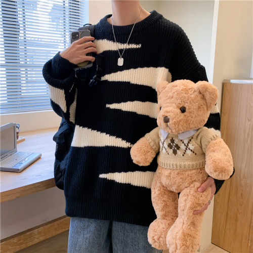 冬季毛衣男美式高街慵懶打底衫內搭寬松加厚保暖潮牌ins針織上衣 冬季毛衣男美式高街慵懶打底衫內搭寬松加厚保暖潮牌ins針織上衣