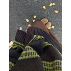 韓系條紋毛衣女秋冬松弛感休閒寬松慵懶風高級感軟糯內搭針織上衣