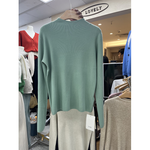 Lovely半高領打底衫2025秋冬內搭外穿軟糯上衣抗起球針織衫毛衣女 Lovely半高領打底衫2025秋冬內搭外穿軟糯上衣抗起球針織衫毛衣女