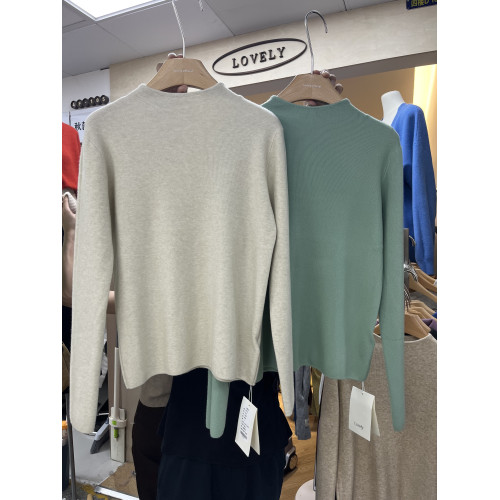 Lovely半高領打底衫2025秋冬內搭外穿軟糯上衣抗起球針織衫毛衣女 Lovely半高領打底衫2025秋冬內搭外穿軟糯上衣抗起球針織衫毛衣女