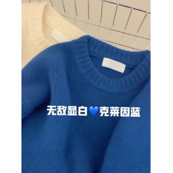 過年本命年紅色毛衣女秋冬寬松慵懶風軟糯風秋冬穿搭聖誕針織上衣