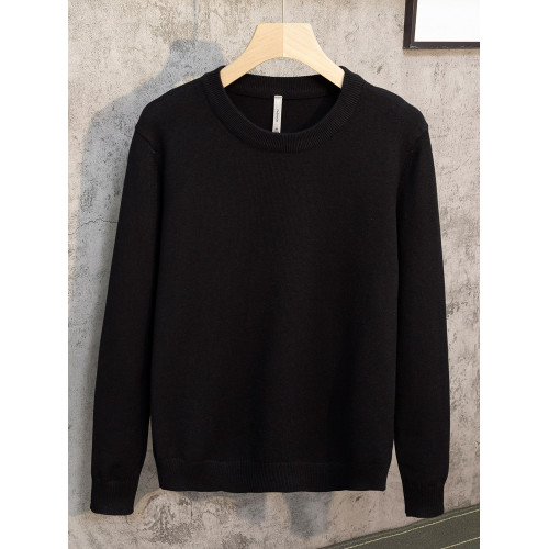 新款男士毛衣針織衫套頭圓領打底衫秋冬季春秋修身百搭內搭長袖薄