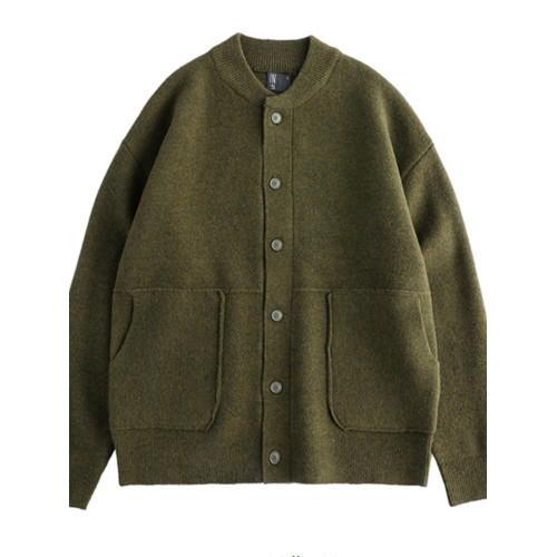 秋冬季新款開衫毛衣男生韓系時尚青年百搭休閒純色慵懶風針織外套