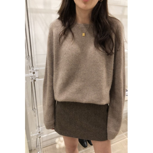 套頭內搭羊絨衫女圓領毛衣2025新款秋冬寬松慵懶風打底針織羊毛衫 套頭內搭羊絨衫女圓領毛衣2025新款秋冬寬松慵懶風打底針織羊毛衫