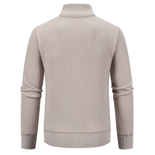 開衫毛衣秋冬季加絨加厚潮牌寬松百搭針織衫外穿男士拉鍊線衣外套 開衫毛衣秋冬季加絨加厚潮牌寬松百搭針織衫外穿男士拉鍊線衣外套