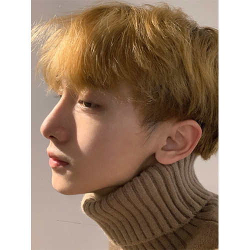 秋山風/冬季高級感高領毛衣男韓版潮流針織衫慵懶純色加厚打底衫