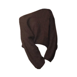 美拉德韓系穿搭斜肩毛衣女秋冬寬鬆慵嬾風露肩長袖針織衫內搭上衣