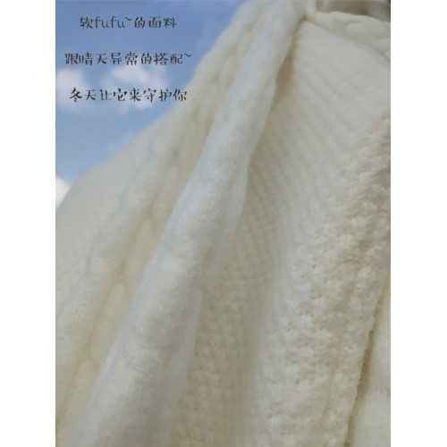 日系麻花毛衣女復古慵懶風紅色新款加厚寬松秋冬季溫柔針織衫上衣