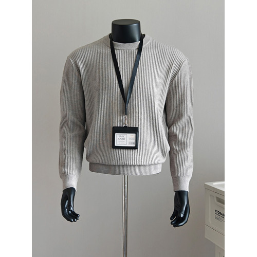 老錢風肌理感美式正肩毛衣男冬季短寬boxy線衣cleanfit針織打底衫 老錢風肌理感美式正肩毛衣男冬季短寬boxy線衣cleanfit針織打底衫