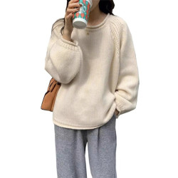 2025秋冬新款女裝紅色法式毛衣女打底溫柔凡爾賽小衆獨特別致上衣