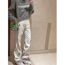 網紅圓領套頭毛衣女秋冬2025新款字母短款針織衫洋氣內搭上衣加厚