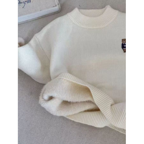 男女.童加絨加厚保暖洋氣毛衣冬季新款寶寶一體絨舒適圓領針織衫6 男女.童加絨加厚保暖洋氣毛衣冬季新款寶寶一體絨舒適圓領針織衫6