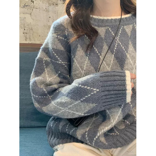 溫柔可愛小個子寬松韓版學生軟糯毛衣女日系慵懶復古秋冬加厚外穿 溫柔可愛小個子寬松韓版學生軟糯毛衣女日系慵懶復古秋冬加厚外穿