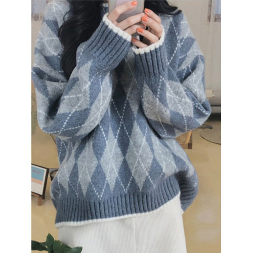 溫柔可愛小個子寬松韓版學生軟糯毛衣女日系慵懶復古秋冬加厚外穿 溫柔可愛小個子寬松韓版學生軟糯毛衣女日系慵懶復古秋冬加厚外穿