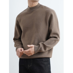 SHIJOIN原創FUNDAJOIN半高領針織純色毛衣秋冬寬松內搭長袖200115