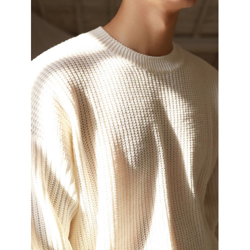 MRCYC男毛衣針織衫秋冬小清新打底衫套頭圓領日系休閒保暖毛衫