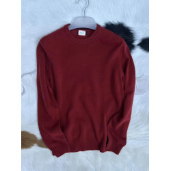 英國經典 100% lambswool 羊仔羊羔毛 情侶輕柔基礎圓領針織毛衣