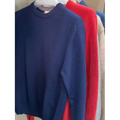 英國經典 100% lambswool 羊仔羊羔毛 情侶輕柔基礎圓領針織毛衣