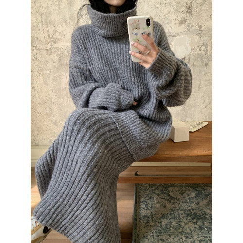 法式慵懶風黑色高領套頭毛衣女秋冬軟糯高級感氣質加厚針織衫上衣