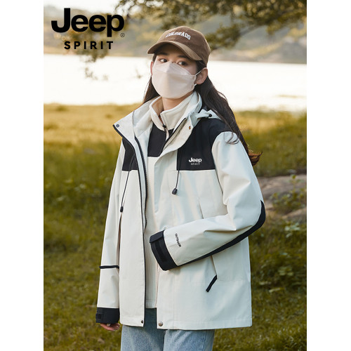 JEEP SPIRIT沖鋒外套女2025新款秋冬情侶三合一超好看防風厚衣服 JEEP SPIRIT沖鋒外套女2025新款秋冬情侶三合一超好看防風厚衣服