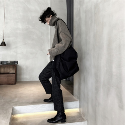 貉子毛高領外穿毛衣女慵懶寬松氣質冬季百搭羊毛加厚套頭針織上衣