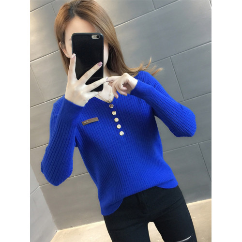 v領雞心領毛衣女2025新款秋冬小個子歐貨內搭針織打底衫洋氣爆款