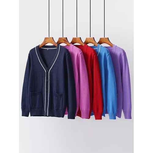 護士毛衣外套開衫不起球女加絨厚保暖大碼醫護藍色醫院值班工作服