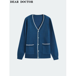 親愛醫護士毛衣外套開衫不起球醫院護士加絨加厚秋冬款值班針織衫