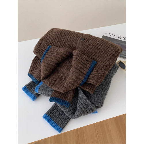 慵懶感深灰色高領毛衣外套女軟糯百搭小個子針織開衫秋冬保暖上衣 慵懶感深灰色高領毛衣外套女軟糯百搭小個子針織開衫秋冬保暖上衣