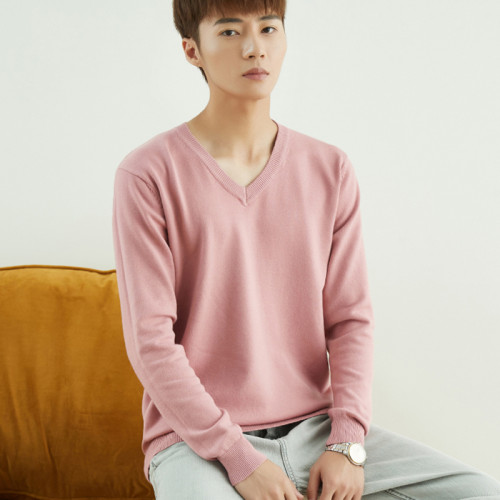 男士圓領V領套頭毛衣長袖打底針織衫保暖內搭毛衫秋季寬松男裝潮 男士圓領V領套頭毛衣長袖打底針織衫保暖內搭毛衫秋季寬松男裝潮