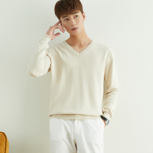 男士圓領V領套頭毛衣長袖打底針織衫保暖內搭毛衫秋季寬松男裝潮 男士圓領V領套頭毛衣長袖打底針織衫保暖內搭毛衫秋季寬松男裝潮
