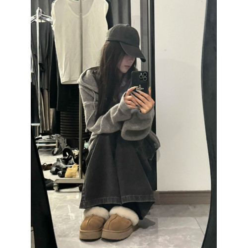 韓系連帽拉鍊毛衣女秋季2025新款內搭慵懶高級感針織開衫衛衣外套