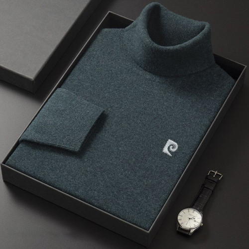 皮爾卡丹羊絨衫毛衣男秋冬季男士加厚保暖高領羊毛衫針織打底衫男 皮爾卡丹羊絨衫毛衣男秋冬季男士加厚保暖高領羊毛衫針織打底衫男