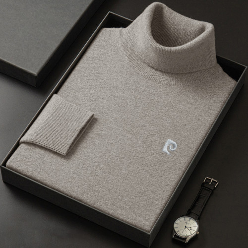 皮爾卡丹羊絨衫毛衣男秋冬季男士加厚保暖高領羊毛衫針織打底衫男 皮爾卡丹羊絨衫毛衣男秋冬季男士加厚保暖高領羊毛衫針織打底衫男