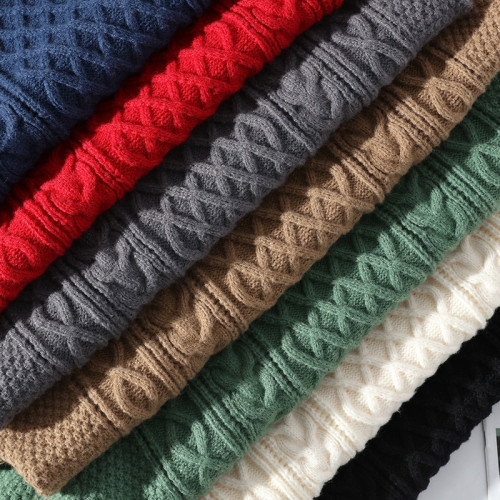 蛇年本命年毛衣大紅色男冬季純色高級感針織衫潮牌麻花情侶裝外套 蛇年本命年毛衣大紅色男冬季純色高級感針織衫潮牌麻花情侶裝外套