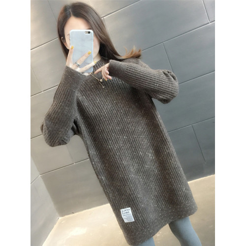 中長款毛衣女遮屁股2025年秋冬裝加厚小個子配大衣的打底衫裙洋氣