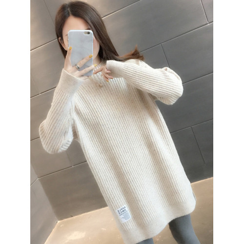 中長款毛衣女遮屁股2025年秋冬裝加厚小個子配大衣的打底衫裙洋氣