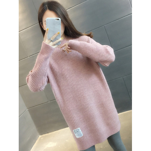 中長款毛衣女遮屁股2025年秋冬裝加厚小個子配大衣的打底衫裙洋氣