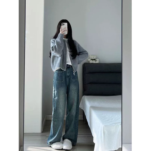 針織開衫毛衣外套女秋冬爆款聖誕新年紅色寬松外搭休閒拉鍊上衣潮 針織開衫毛衣外套女秋冬爆款聖誕新年紅色寬松外搭休閒拉鍊上衣潮