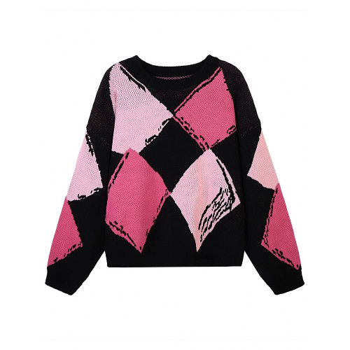 秋冬女裝韓版批新款髮外穿減齡長袖針織上衣BF慵懶風寬松毛衣外套